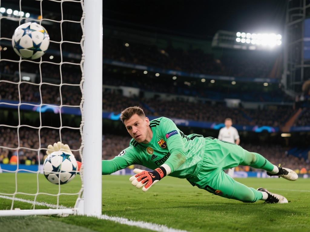 什琴斯尼巴萨无敌战绩:18场16胜零封9次 尤其在面对点球或最后阶段防守关键时,他展